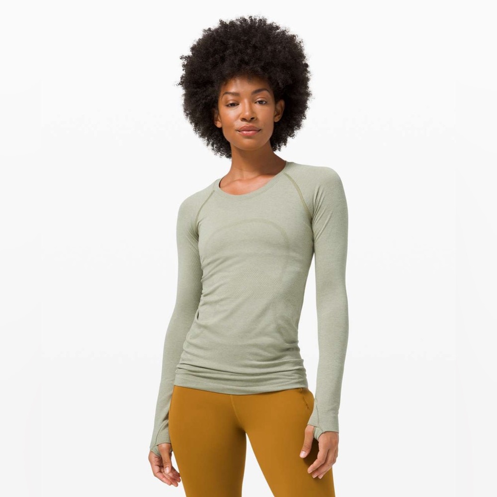 Lululemon Swiftly Tech Long Sleeve Green Size 4